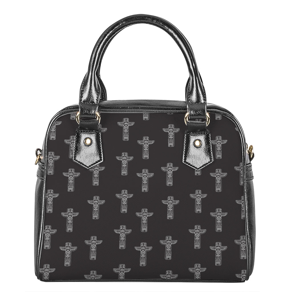 Tribal Totem Pattern Print Shoulder Handbag