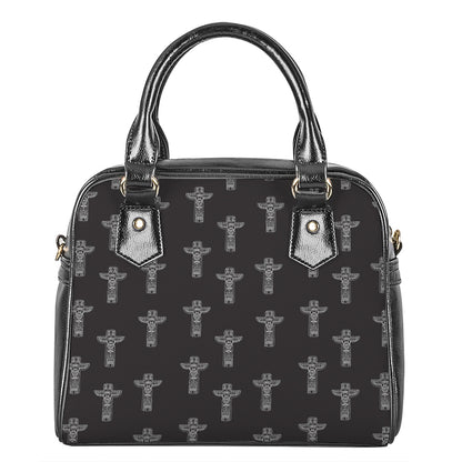 Tribal Totem Pattern Print Shoulder Handbag