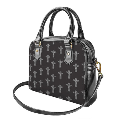 Tribal Totem Pattern Print Shoulder Handbag