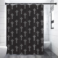 Tribal Totem Pattern Print Shower Curtain
