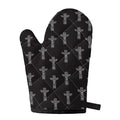 Tribal Totem Pattern Print Single Oven Mitt