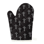 Tribal Totem Pattern Print Single Oven Mitt