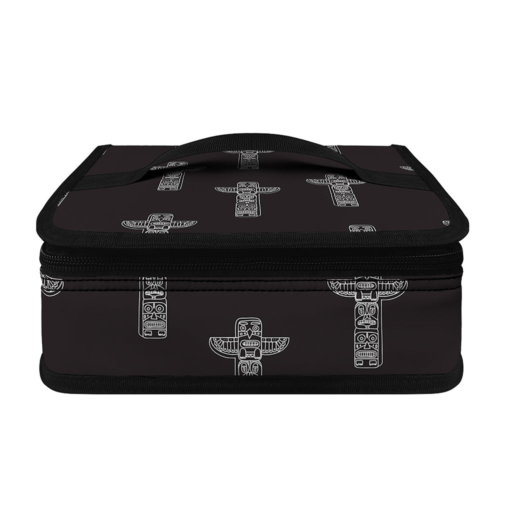 Tribal Totem Pattern Print Small Lunch Bag