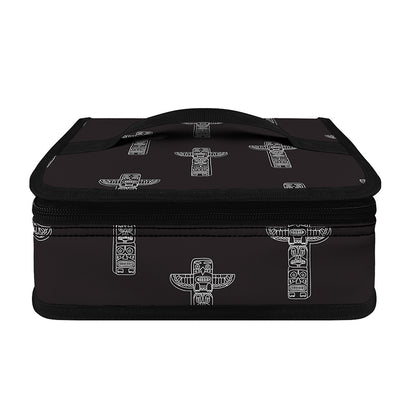 Tribal Totem Pattern Print Small Lunch Bag
