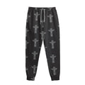 Tribal Totem Pattern Print Sweatpants