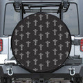 Tribal Totem Pattern Print Tire Cover