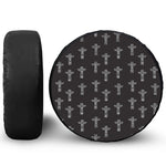 Tribal Totem Pattern Print Tire Cover