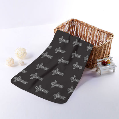 Tribal Totem Pattern Print Towel
