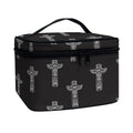 Tribal Totem Pattern Print Travel Makeup Bag