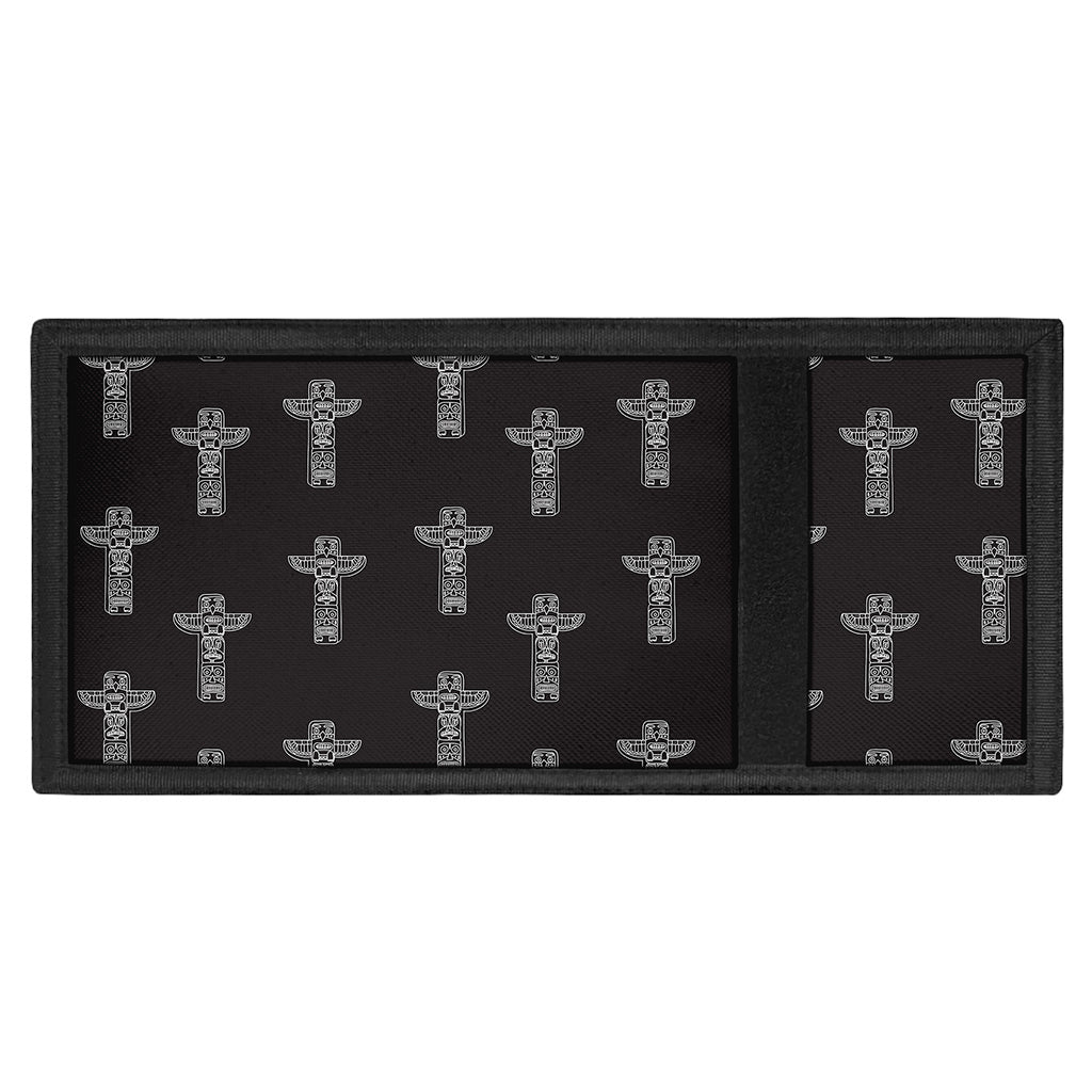 Tribal Totem Pattern Print Trifold Wallet