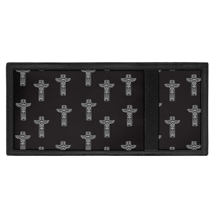 Tribal Totem Pattern Print Trifold Wallet
