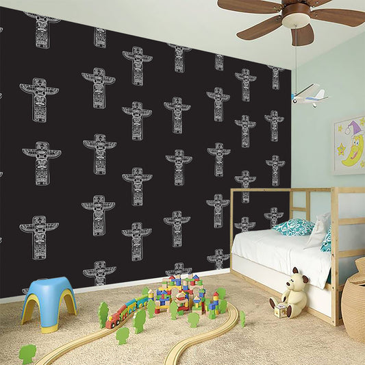 Tribal Totem Pattern Print Wall Sticker