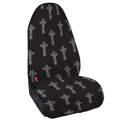 Tribal Totem Pattern Print Waterproof Car Seat Cover