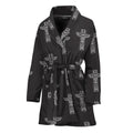 Tribal Totem Pattern Print Women's Bathrobe