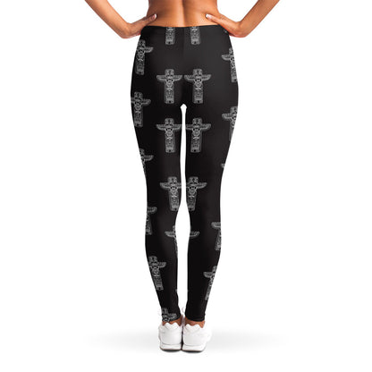 Tribal Totem Pattern Print Women's Leggings