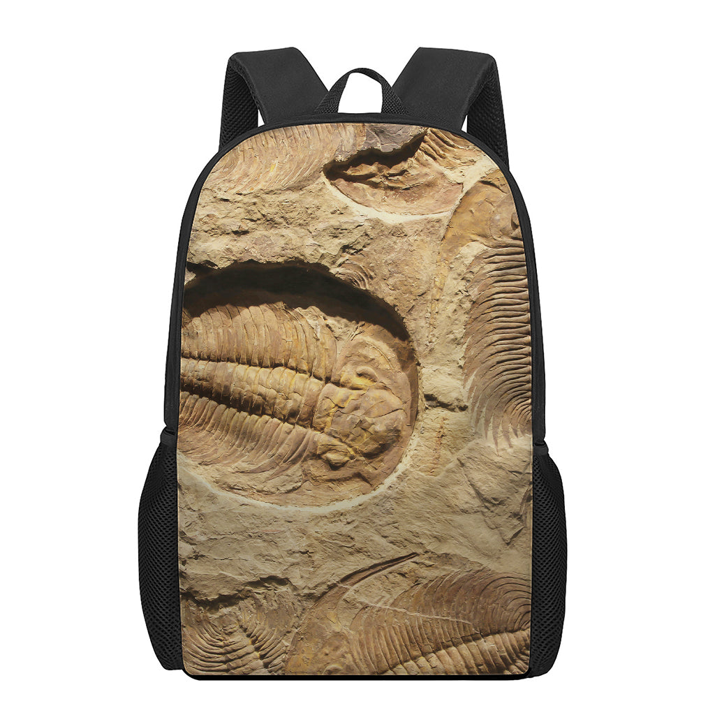Trilobite Fossil Print 17 Inch Backpack