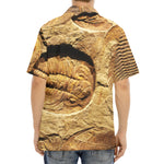 Trilobite Fossil Print Aloha Shirt