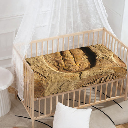 Trilobite Fossil Print Baby Crib Sheet