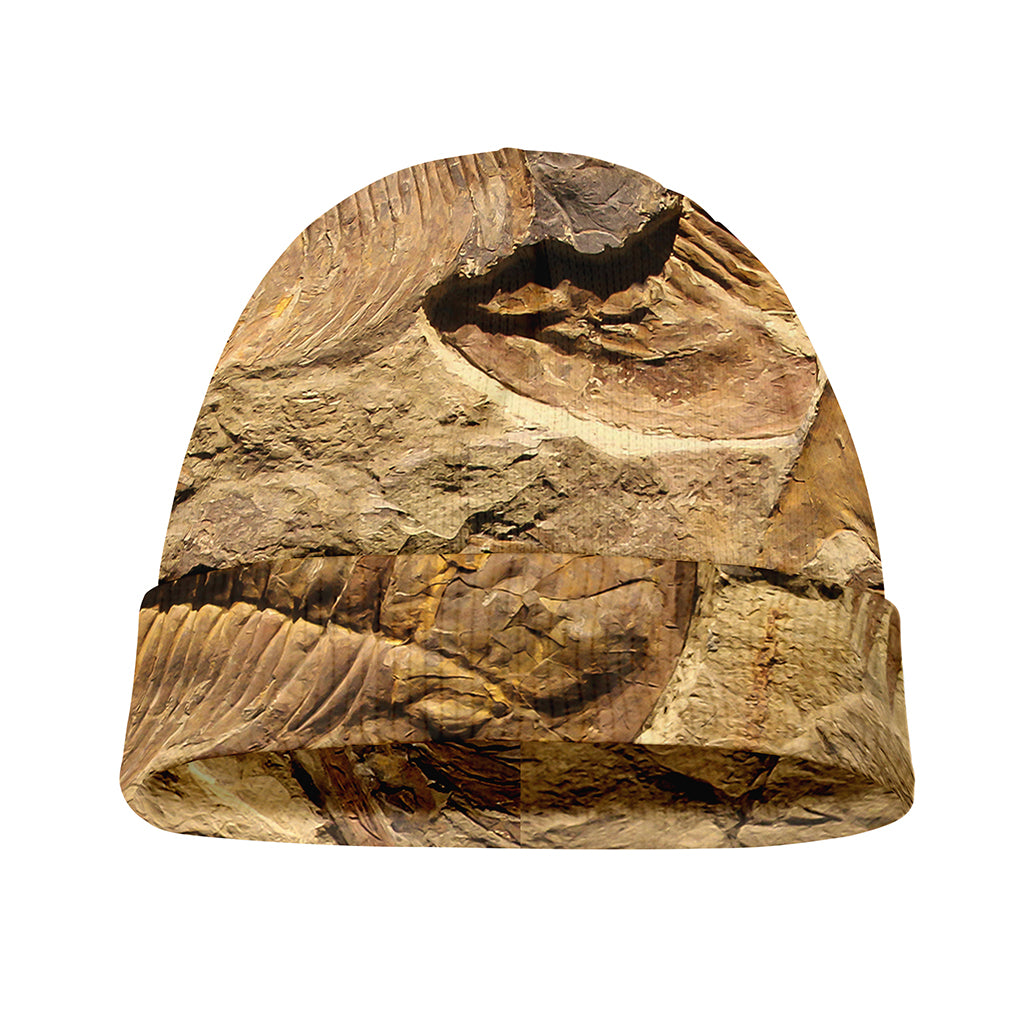 Trilobite Fossil Print Beanie