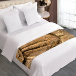 Trilobite Fossil Print Bed Runner