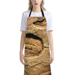 Trilobite Fossil Print Bib Apron With Pocket