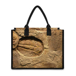 Trilobite Fossil Print Canvas Tote Bag