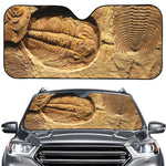 Trilobite Fossil Print Car Windshield Sun Shade