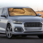 Trilobite Fossil Print Car Windshield Sun Shade