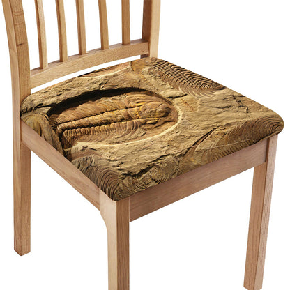 Trilobite Fossil Print Chair Cushion Cover