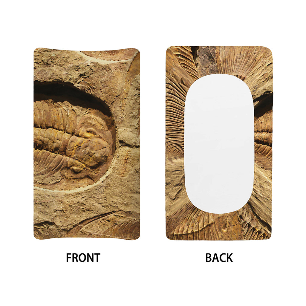 Trilobite Fossil Print Changing Pad Cover