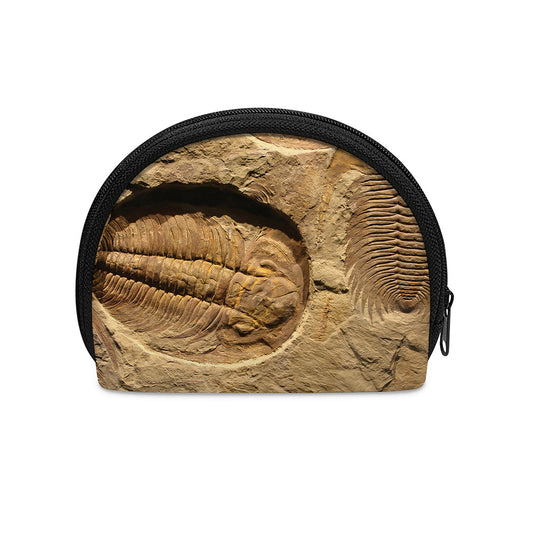 Trilobite Fossil Print Coin Purse