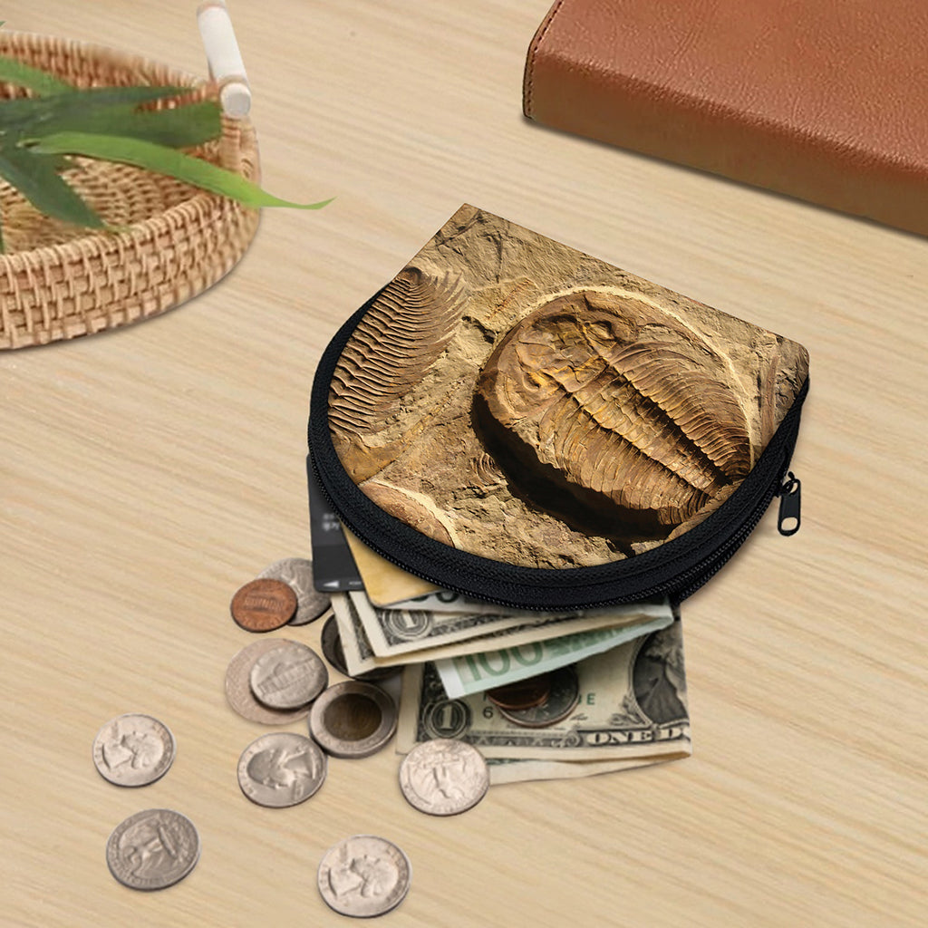 Trilobite Fossil Print Coin Purse