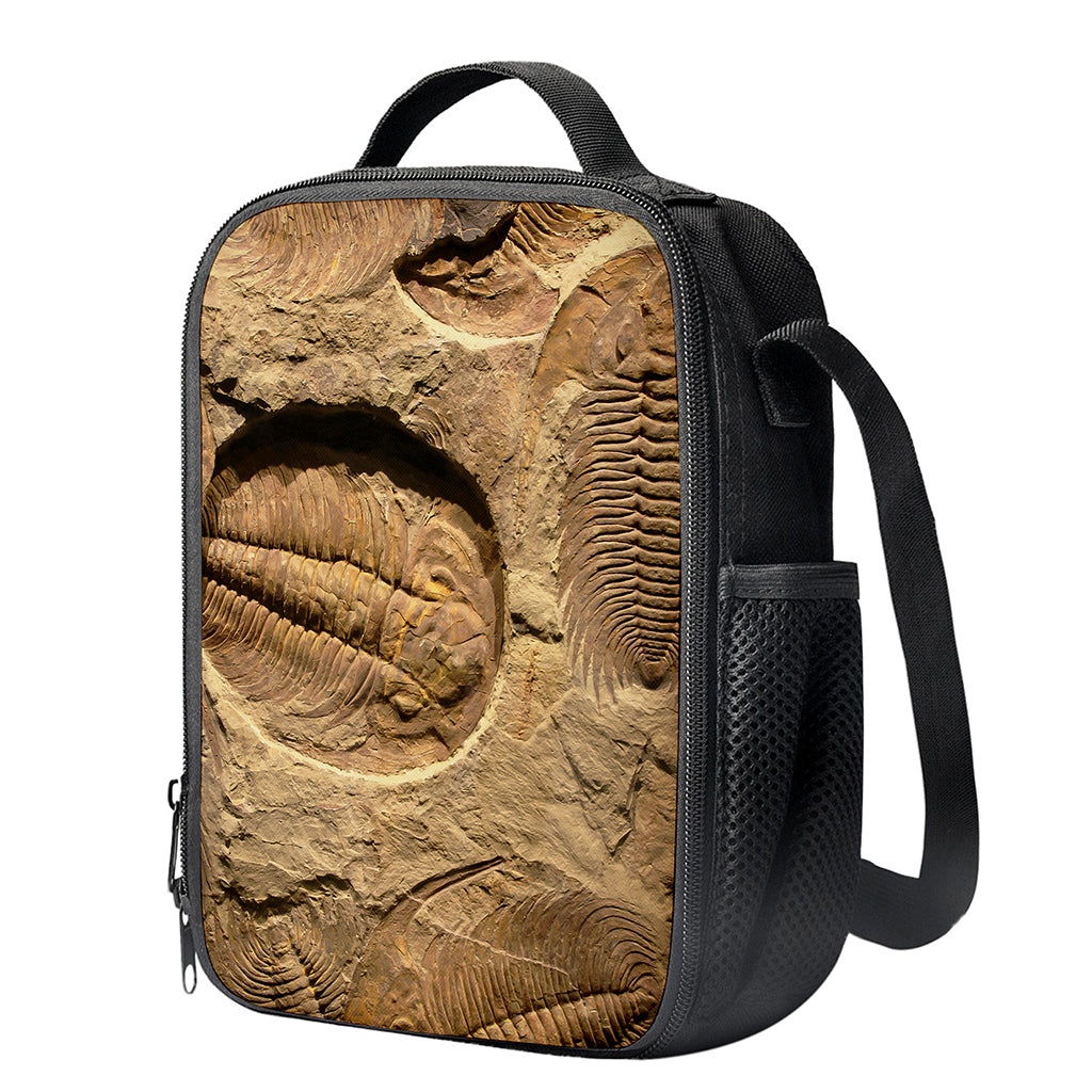 Trilobite Fossil Print Crossbody Lunch Bag