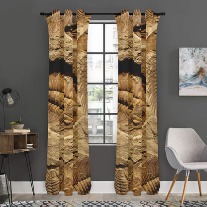 Trilobite Fossil Print Curtain