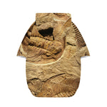Trilobite Fossil Print Dog Zip Up Hoodie