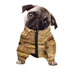 Trilobite Fossil Print Dog Zip Up Jacket