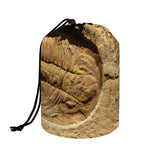 Trilobite Fossil Print Drawstring Makeup Bag