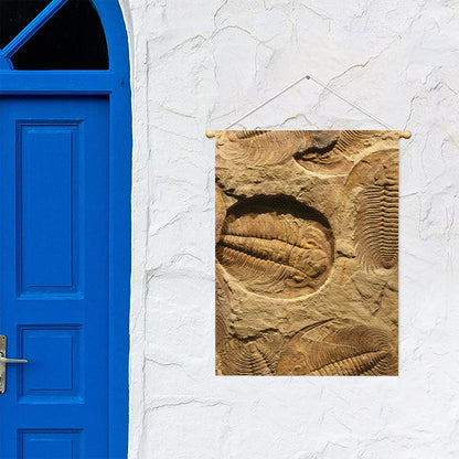 Trilobite Fossil Print Garden Flag