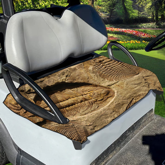 Trilobite Fossil Print Golf Cart Seat Cover