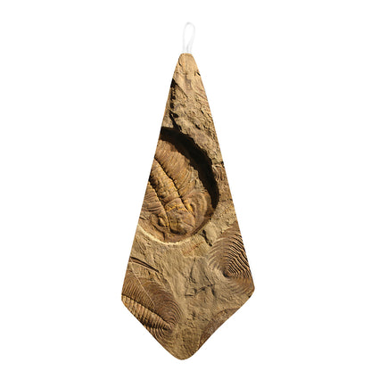 Trilobite Fossil Print Hand Towel