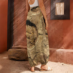Trilobite Fossil Print Harem Pants