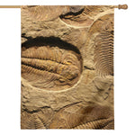 Trilobite Fossil Print House Flag