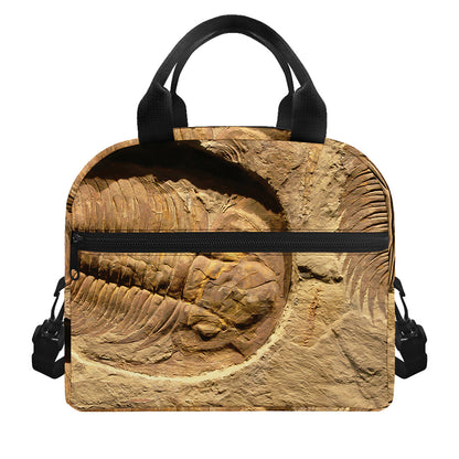 Trilobite Fossil Print Insulated Lunch Bag