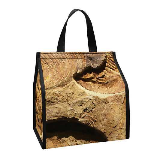 Trilobite Fossil Print Insulated Lunch Tote