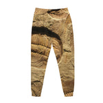 Trilobite Fossil Print Jogger Pants