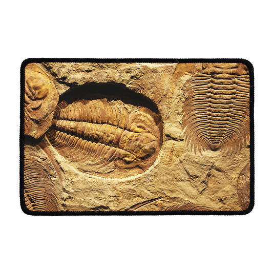 Trilobite Fossil Print Kitchen Mat