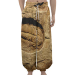 Trilobite Fossil Print Lantern Pants