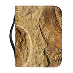 Trilobite Fossil Print Leather Bible Cover