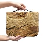 Trilobite Fossil Print Leather Bible Cover