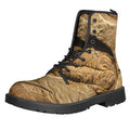 Trilobite Fossil Print Lace-Up Boots
